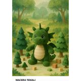 Toyfest Yeşil Ejderha Peluş Oyuncak – 25 cm Sevimli Yumuşak Dolgulu Çocuk Oyuncağı & Hediye