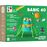 Toyi Basic 40 Renkli Building Kit Oyuncak
