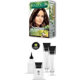 Toyigoo 2x2 Tüp Krem Saç Boyası Seti Çikolata Kahve No:6.7 TYG-84037RS
