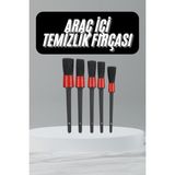 Toyigoo 5 Adet Oto Detaylı Temizleyici Araç Içi Temizlik Fırça Seti Koltuk Döşeme Kapı Toz Alma Fı - 1 - Renkli