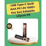 Toyigoo Aaa Boyutunda USB Şarjlı Pil – Kompakt Tasarım Geniş Uyumluluk