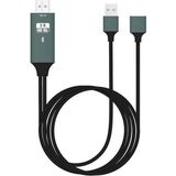 Toyigoo Ally Phone USB Hdtv Cable Lightning Type C HDMI KABLOSU-(5775) TYGOO-RSHB34 - 1 - Gri