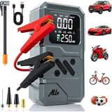 Toyigoo Ally ST-9654 Taşınabilir Göstergeli Araç Lastik Şişirme ve Starter Akü Takviye SETI-(5775) - 1 - Siyah