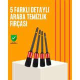 Toyigoo Araba Temizliği Için 5 Parça Fırça Takımı - Lisinya - 0 - 21 lt