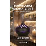 Toyigoo Aroma Difüzör Gece Işığı 7 LED Desenli Nemlendirici Kumandalı Buhar Makinesi 550 ml IEG4546G - Renkli - Çok Renkli