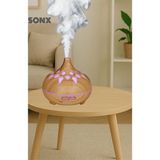 Toyigoo Aroma Difüzör Gece Işığı 7 LED Desenli Nemlendirici Kumandalı Buhar Makinesi 550 ml Tygrsyt9 - Çok Renkli - 1