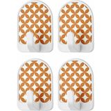 Toyigoo Askı Ideas Pano Yapışkanlı 4 Adet 200*130*20 mm TYG-84037RS - Renkli - standart