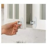 Toyigoo Büyük Boy Çok Amaçlı Yapışkan Kristal Tutacak Kulp 4 Adet IEG4546GV-458FJGHV - Renkli - standart