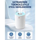 Toyigoo Hava Nemlendirici Ultrasonik Aroma Difüzör 7 Renk LED Işıklı Gece Lambası - Lisinya - Çok Renkli