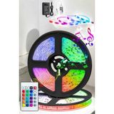 Toyigoo LED Işık 5 Metre Şerit LED Rgb Işıklı - 1 m - Renkli