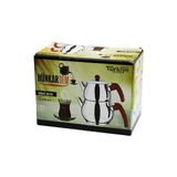 Toyigoo Midi Boy Küre Çelik Çaydanlık Seti Renkli Bakalit Kulp Üst Demlik: 0.5lt - Alt Suluk: 0.7 - 0 - Siyah - 1
