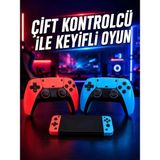 Toyigoo Oyun Konsolu Kablosuz Kontrolcülü Retro Oyun Eğlence Sistemi - 1. Kol Oyun Konsolu - Renkli