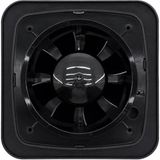 Toyigoo Plastik Aspiratör 120 Antrasit Banyo Tuvalet Havalandırma Aspiratörü 16W 1900RPM 180M3/H EBT-120