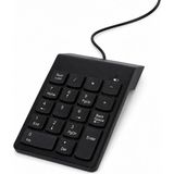 Toyigoo Primex PX-1864 USB 2.0 Siyah Kablolu Numerik Klavye Keypad, USB Sayısal Tuş Takımı, Pc Laptop Notebook Için Kablolu Numpad, Ev Ofis Muhasebe Excel Veri Girişi Kullanımına Uygun - 0-Bordo