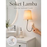 Toyigoo Soket Tipi Ayarlanabilir Başlıklı Dekoratif Gece Lambası - Lisinya - Çok Renkli