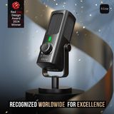 Toyigoo Stüdyo Kayıt/bilgisayar Akışı Için Usb-Podcast-Kondenser-Mikrofon, Youtube Müzik Vokal Oluşturma Için Masaüstü-Metal-Mic, Monitör-Mix Ses Kontrolü, Düşük Kesim Anahtarı (Profıle3) - 11-Kırmızı