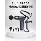 Toyigoo Titreşimli Şarjlı Masaj Aleti 3in1 Fonksiyonel Çok Amaçlı Model Yeni Nesil - Renkli