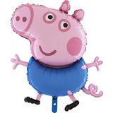 Toyland® 37" Dev JUMBO BOYUTU PEPPA Domuz-PEPPA VEYA GEORGE FOIL BALONU - ÇOCUK PARTİ BALONLARI (GEORGE PIG)