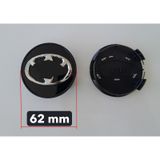 Toyota 62 Mm Jant Göbeği Siyah