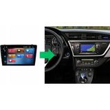 Toyota Auris Android Multimedya Sistemi 4-64 Cadence (2013-2018)+ Dört Bölge 360 Derece Kamera Sistemi Hediye - Dark Black