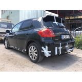 Toyota Auris Arka Tampon Eki (2007-2009) Fiber