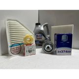 Toyota Auris Dizel ( 10 - 18 ) 5W-30 Mobil Yağ - Yağ-Hava-Polen-Mazot Filtre Bakım Seti
