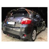 Toyota Auris Uyumlu Body Kit Difüzör 4 Çıkış Yuvarlak Siyah Model 2