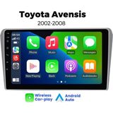Toyota Avensis 2003-2008 Android Multimedya 2gb RAM/32GB Carplay 9inc IPS Ekran Park Kamerası Hediye - gri - Açık Gri