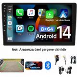 Toyota Avensis 2009-2014 Uyumlu 9 İnç Siyah Android Multimedya 8 GB RAM 64 GB Hafıza OEM
