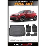 Toyota C-Hr Bagaj Havuzu+4.5d Havuzlu Paspas Seti 2018 Model - Siyah