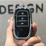 Toyota Chr Anahtar Kılıfı Siyah-Gümüş Aksesuar - Çok Renkli