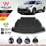 Toyota Chr Bagaj Havuzu 2023 Sonrası Uyumlu 3D Ultraflex Esnek - Siyah