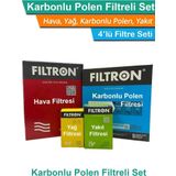 Toyota Corolla 1.4 D4d Filtron Filtre Bakım Seti 2007-2018 4lü Karbonlu