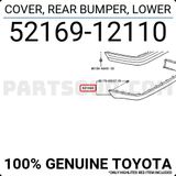 Toyota Corolla 1998-2002 Arka Tampon Alt Parça Ae-111 (Oem No:5216912110)