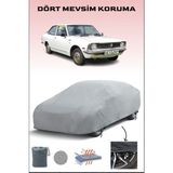 Toyota Corolla 2 2-Door Sedan ile Uyumlu Oto Branda, Araba Brandası, Su ve Güneş Geçirmez Araba Çadırı - Gri