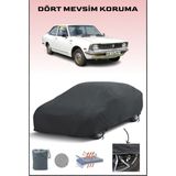 Toyota Corolla 2 Coupe ile Uyumlu Oto Branda, Araba Brandası, Su ve Güneş Geçirmez Araba Çadırı - Siyah