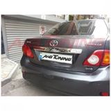 Toyota Corolla 2007-2010 Paslanmaz Çelik Krom Bagaj Çıtası
