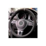 Toyota Corolla 2007-2012 Alkantra Nubuk Dikmeli Direksiyon Kılıfı Gri Yüzüklü