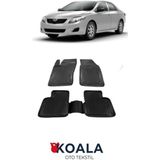 Toyota Corolla 2007-2012 Koala Havuzlu Paspas - Siyah