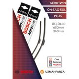 Toyota Corolla 2007-2012 Muz Tipi Aerotwin Ön Silecek Takımı Bosch