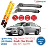 Toyota Corolla 2007-2013 Muz Silecek Takımı