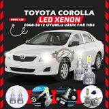 Toyota Corolla 2008-2012 Uzun Far Uyumlu Şimşek Etkili Led Xenon Performance Series Hb3