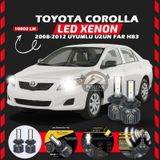 Toyota Corolla 2008-2012 Uzun Far Uyumlu Şimşek Etkili Led Xenon Premium Series Hb3