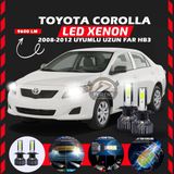 Toyota Corolla 2008-2012 Uzun Far Uyumlu Şimşek Etkili Led Xenon Pro Series Hb3