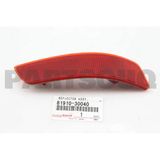 Toyota Corolla 2013-2015 Reflektör Arka Tampon Sağ (Oem No: 81910-30040)