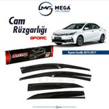 Toyota Corolla 2013-2018 Arası Mugen Tip Cam Rüzgarlık Sunplex