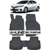 Toyota Corolla 2013-2018 Siyah 3D Havuzlu Paspas