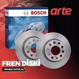 Toyota Corolla 2013-2018 Uyumlu | Bosch Arka Fren Diski Takımı | 2 Adet | Orijinal