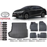 Toyota Corolla 2013 Model Bagaj Havuzu Araca Özel Siyah Extra Havuzlu Paspas Takımı