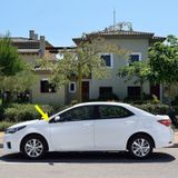 Toyota Corolla 2014-2019 Sol Dis Ayna Onu Ucgen Plastik Kapak
